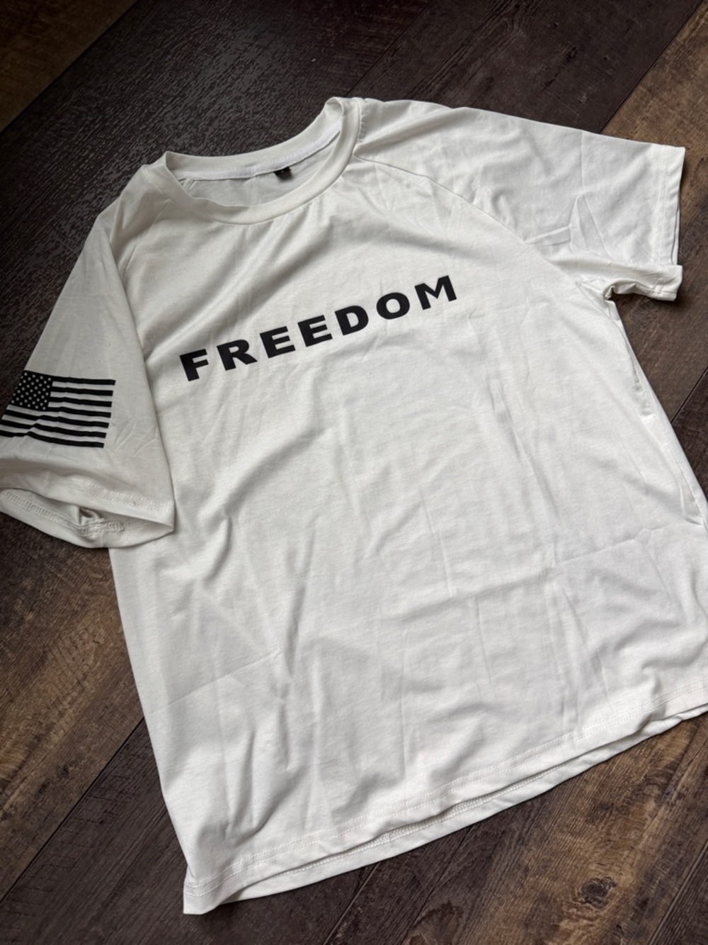 Freedom Graphic Short-Sleeve Tee - White